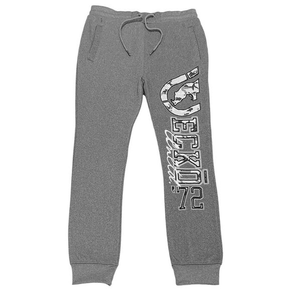 NWT ECKO UNLTD MENS GRAY FLEECE JOGGER PANTS SIZE M L - Picture 1 of 3